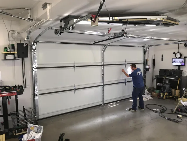 Professional garage door repair service by Moreno Valley Garage Door Repair in Moreno Valley