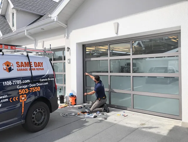 Same-day garage door repair service by Moreno Valley Garage Door Repair in Moreno Valley