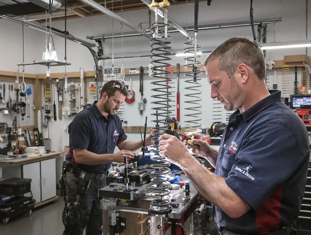 Garage door spring repair service by Moreno Valley Garage Door Repair in Moreno Valley